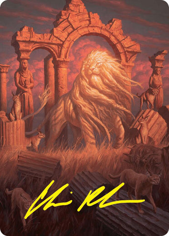 {A} Arahbo, the First Fang Art Card (26/54) (Gold-Stamped Signature) [Foundations Art Series][GS AFDN 026]