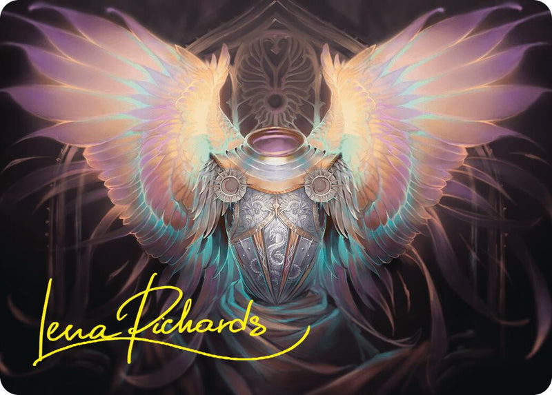 {A} Celestial Armor Art Card (2/54) (Gold-Stamped Signature) [Foundations Art Series][GS AFDN 002]