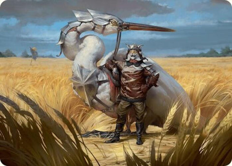 {A} Skyknight Squire Art Card (4/54) [Foundations Art Series][AFDN 004]