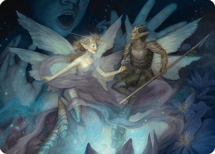 {A} Faebloom Trick Art Card (6/54) [Foundations Art Series][AFDN 006]