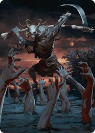 {A} Abyssal Harvester Art Card (34/54) [Foundations Art Series][AFDN 034]