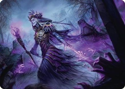 {A} Zul Ashur, Lich Lord Art Card (10/54) [Foundations Art Series][AFDN 010]