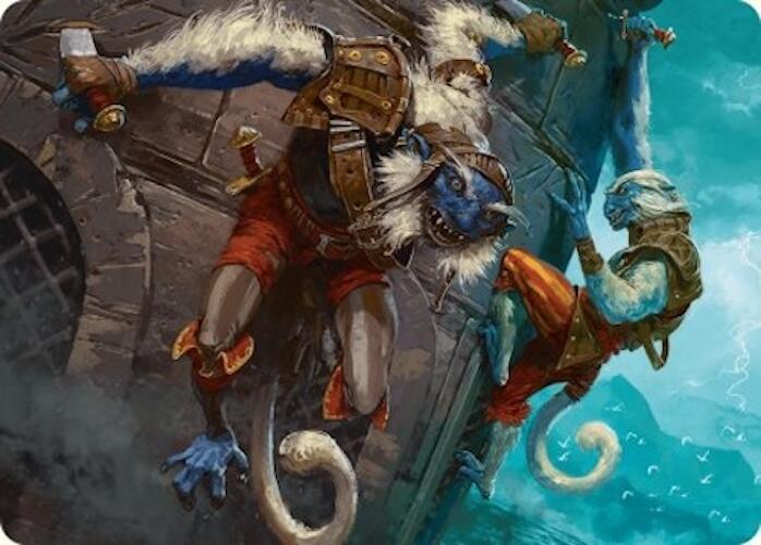 {A} Goblin Boarders Art Card (11/54) [Foundations Art Series][AFDN 011]