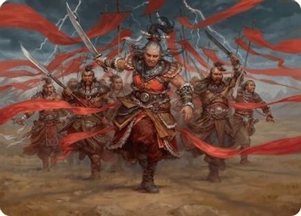 {A} Alesha, Who Laughs at Fate Art Card (14/54) [Foundations Art Series][AFDN 014]