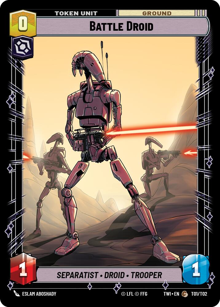{SW-C}Battle Droid // Clone Trooper (T01 // T02) [Twilight of the Republic]