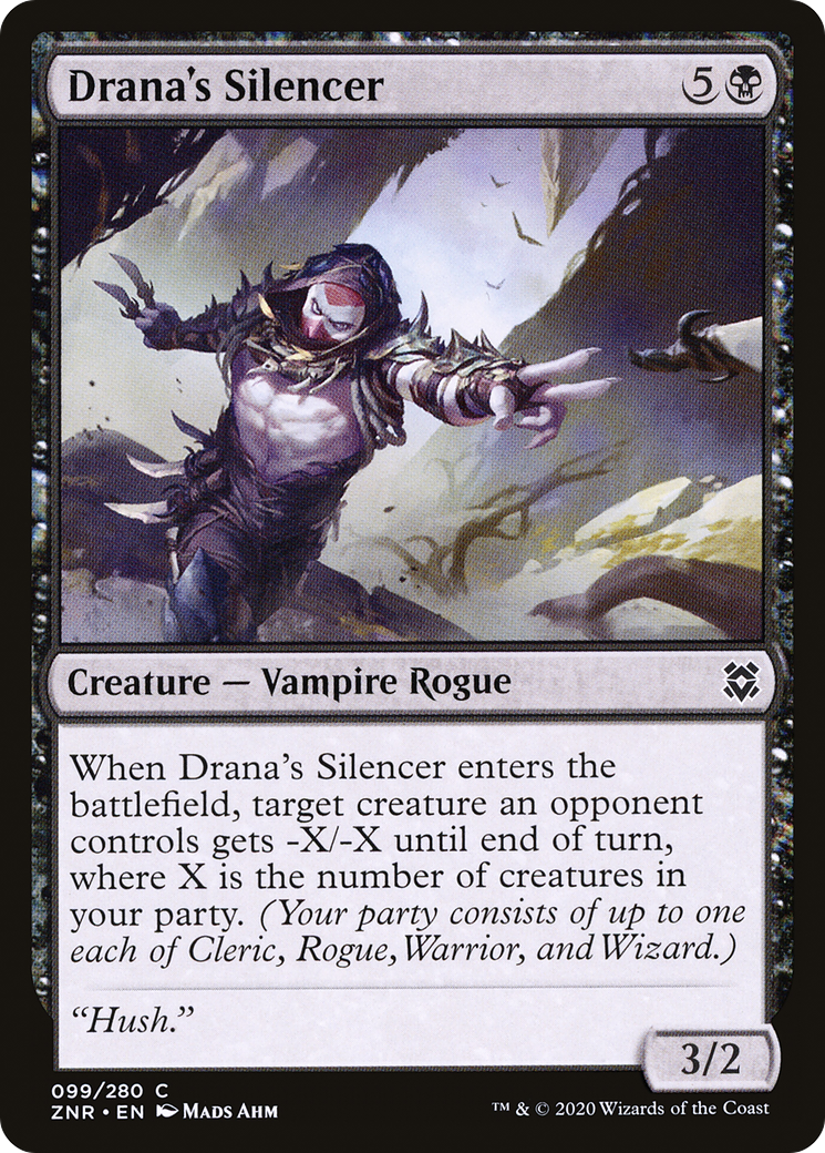 {C} Drana's Silencer [Zendikar Rising][ZNR 099]