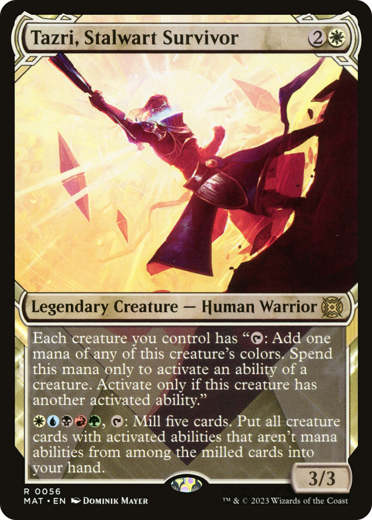 {R} Tazri, Stalwart Survivor (Showcase) [March of the Machine: The Aftermath][MAT 056]