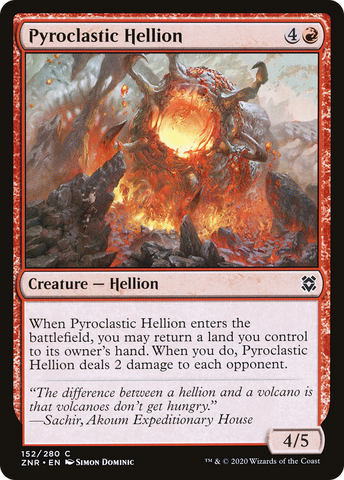 {C} Pyroclastic Hellion [Zendikar Rising][ZNR 152]