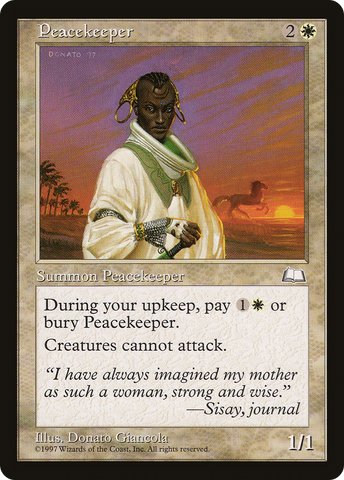 {R} Peacekeeper [Weatherlight][WTH 022]