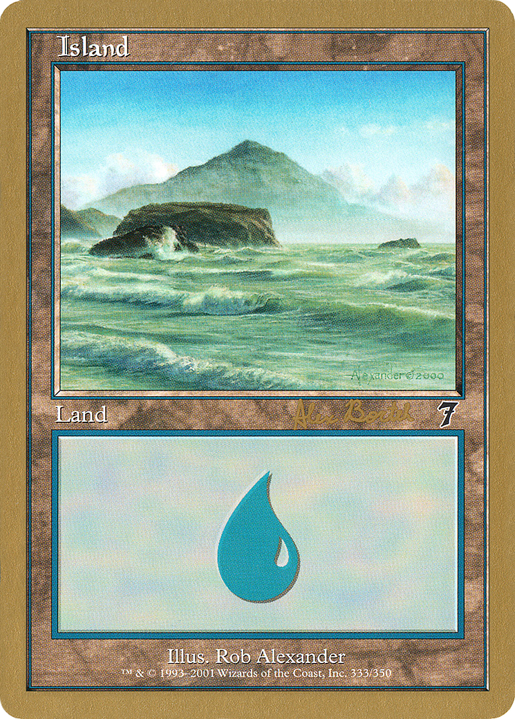 {B}[GB WC01 AB333] Island (ab333) (Alex Borteh) [World Championship Decks 2001]