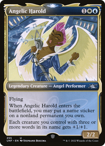 {C} Angelic Harold (Showcase) [Unfinity][UNF 255]