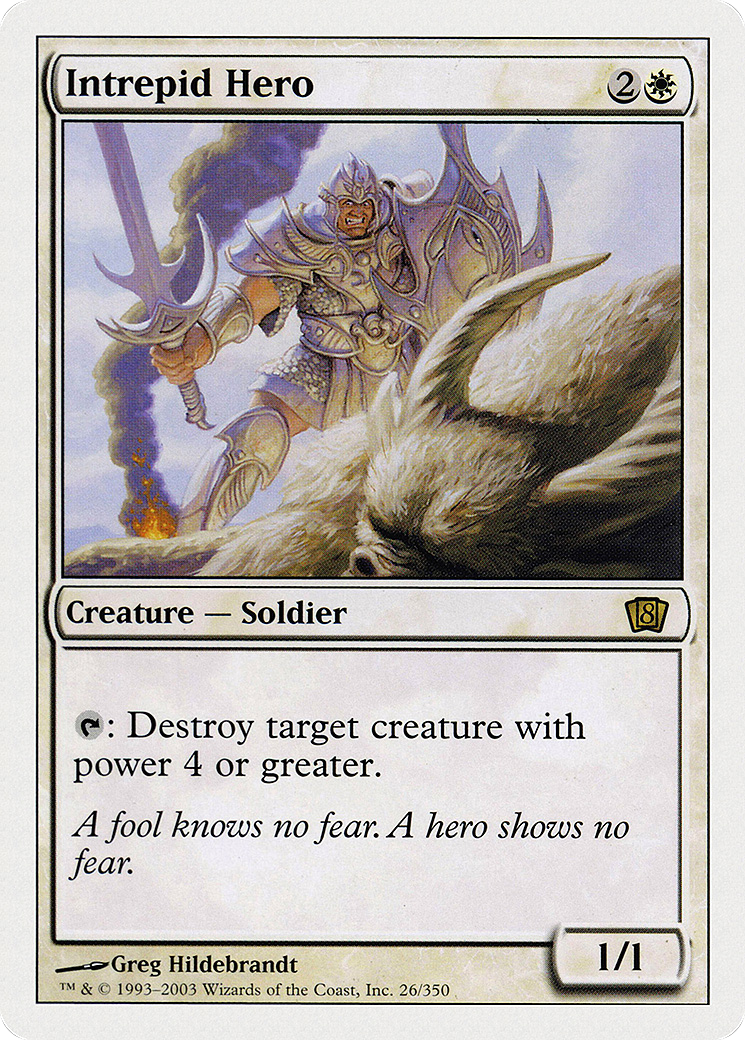 {R} Intrepid Hero [Eighth Edition][8ED 026]