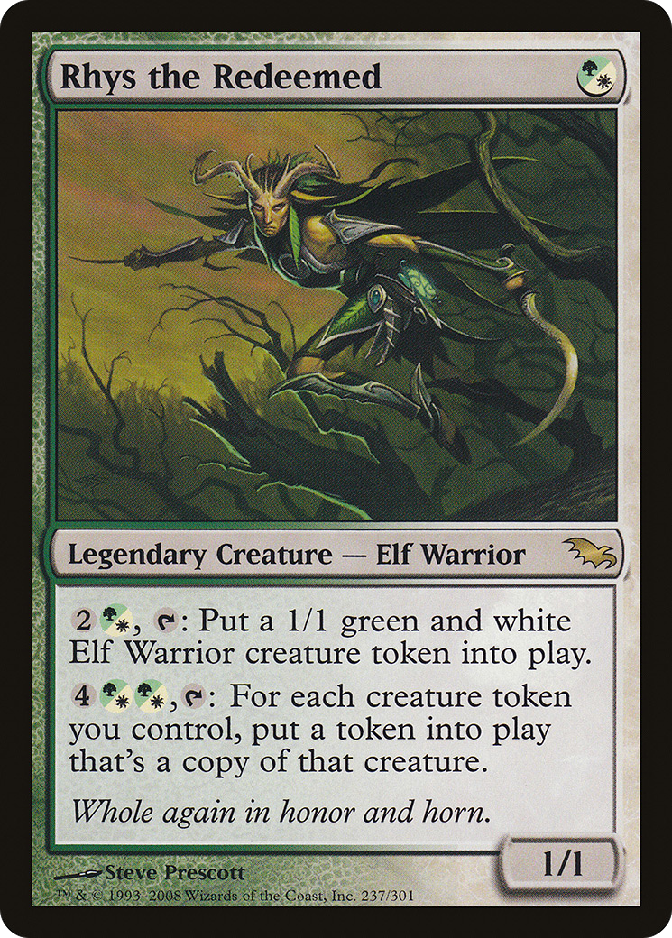 {R} Rhys the Redeemed [Shadowmoor][SHM 237]