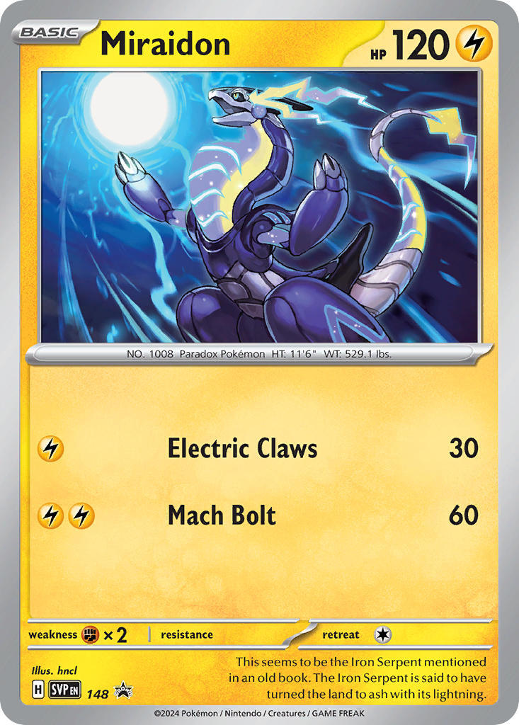 [PKM] Miraidon (148) [Scarlet & Violet: Black Star Promos]