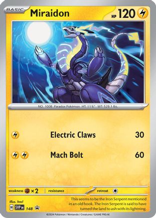 [PKM] Miraidon (148) Holofoil [SV Scarlet & Violet Promo Cards]