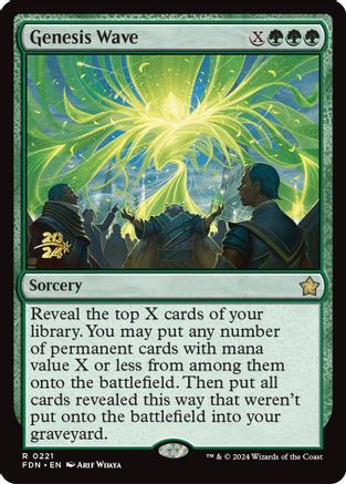 {@R} Genesis Wave [Foundations Prerelease Promos][PR FDN 221]