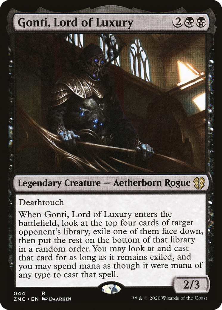 {R} Gonti, Lord of Luxury [Zendikar Rising Commander][ZNC 044]