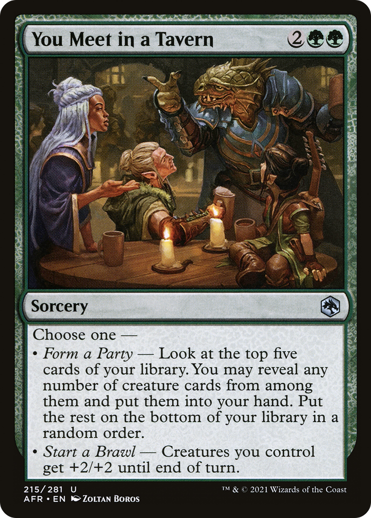 {C} You Meet in a Tavern [Dungeons & Dragons: Adventures in the Forgotten Realms][AFR 215]