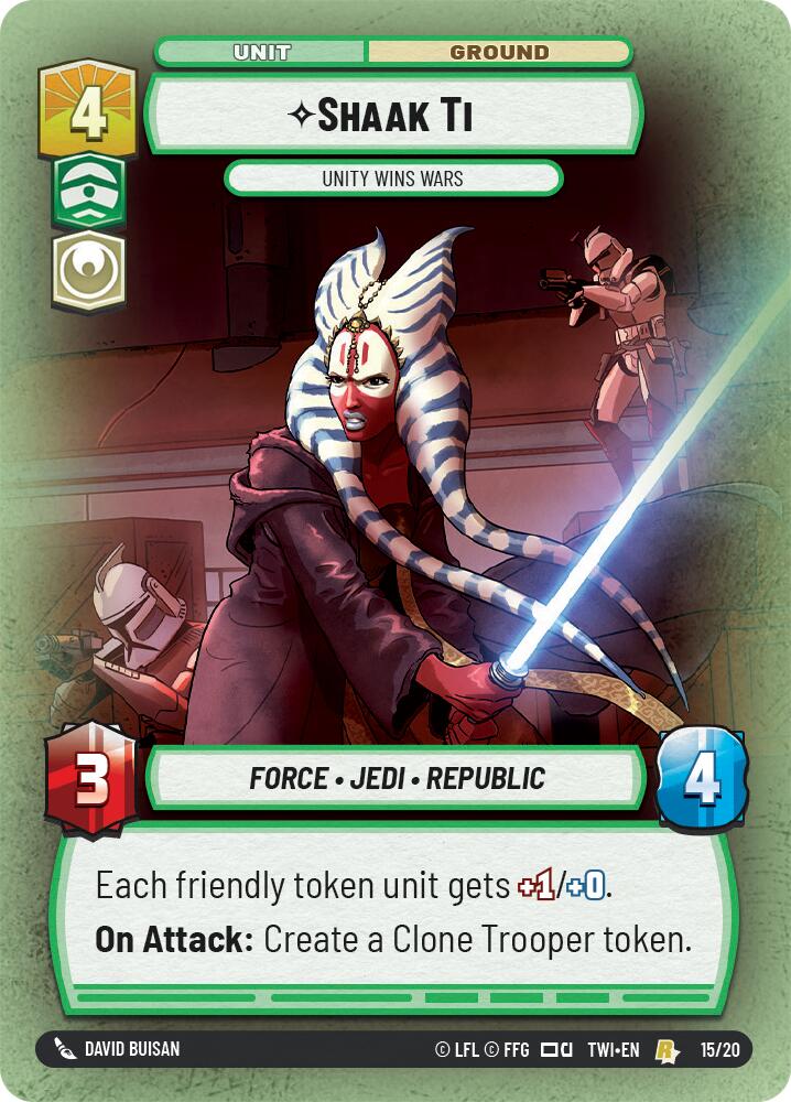 {SW-C}Shaak Ti - Unity Wins Wars (15/20) [Twilight of the Republic Weekly Play Promo]