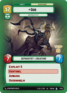 {SW-R}Gor - Grievous's Pet (Top 8) (17/20) [Twilight of the Republic Store Showdown Promo]