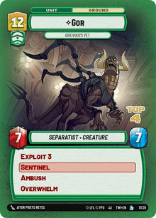 {SW-R}Gor - Grievous's Pet (Top 4) (17/20) [Twilight of the Republic Store Showdown Promo]