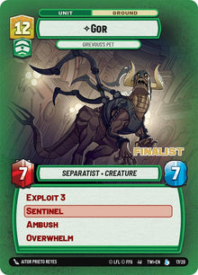 {SW-R}Gor - Grievous's Pet (Finalist) (17/20) [Twilight of the Republic Store Showdown Promo]