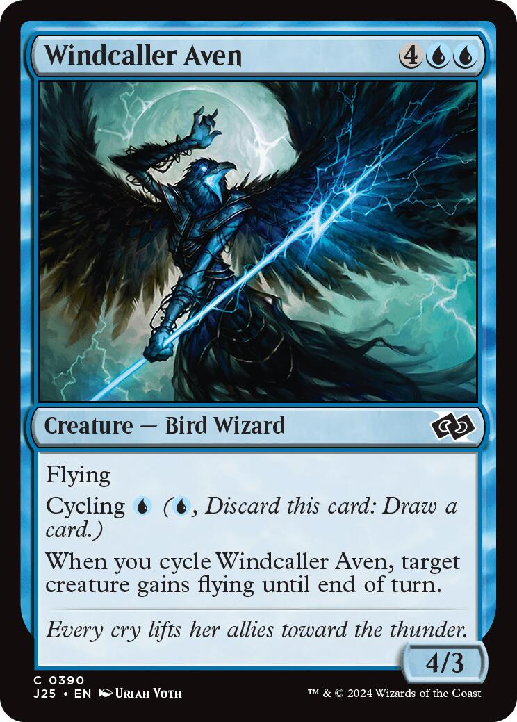{C} Windcaller Aven [Foundations Jumpstart][J25 390]
