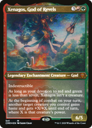 {R} Xenagos, God of Revels (Etched) [Commander Legends][CMR 541]