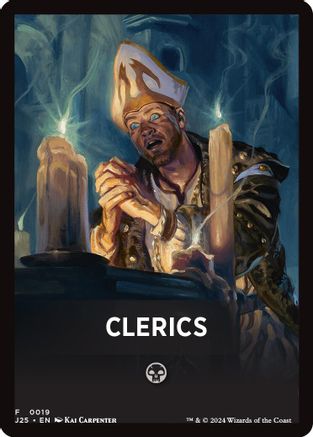 {C} Clerics Theme Card [Foundations Jumpstart Front Cards][FC TJ25 019]