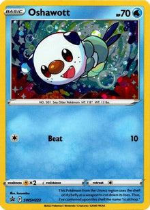 [PKM] Oshawott (SWSH222) (Cosmo Holo) [Sword & Shield: Black Star Promos]
