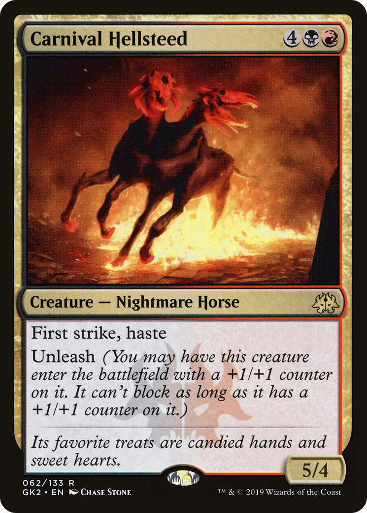 {R} Carnival Hellsteed [Ravnica Allegiance Guild Kit][GK2 062]