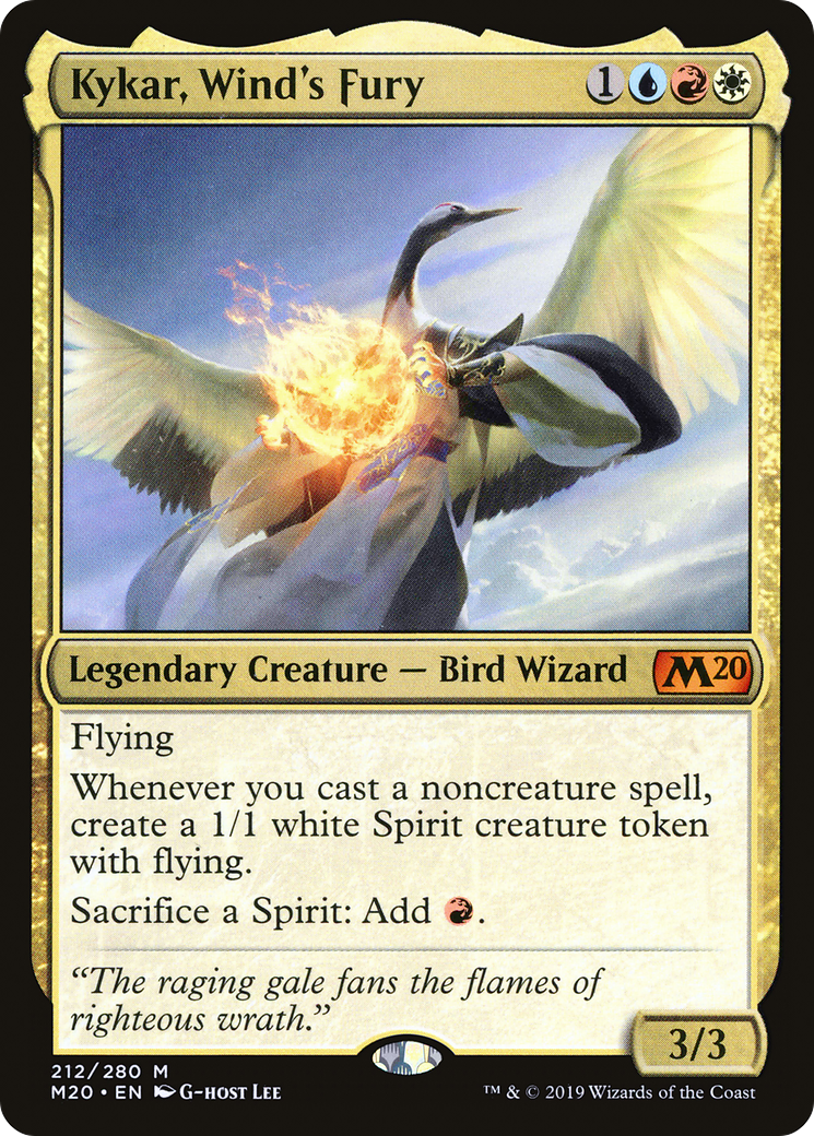 {R} Kykar, Wind's Fury [Core Set 2020][M20 212] - Misty Mountain Games