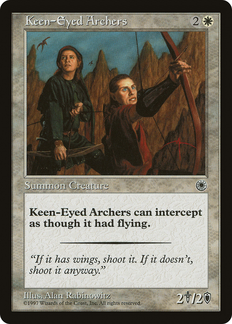{C} Keen-Eyed Archers [Portal][POR 019]