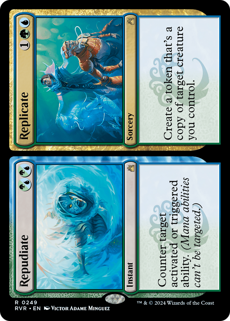 {R} Repudiate // Replicate [Ravnica Remastered][RVR 249]
