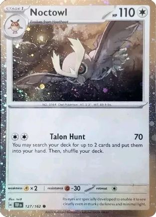 [PKM] Noctowl (127/162) (Cosmos Holo) [Scarlet & Violet Promo Cards]