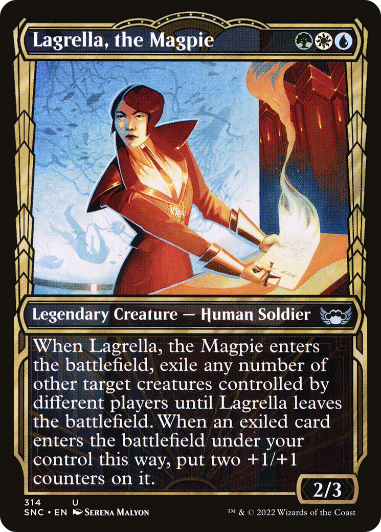 {C} Lagrella, the Magpie (Showcase Golden Age) [Streets of New Capenna][SNC 314]
