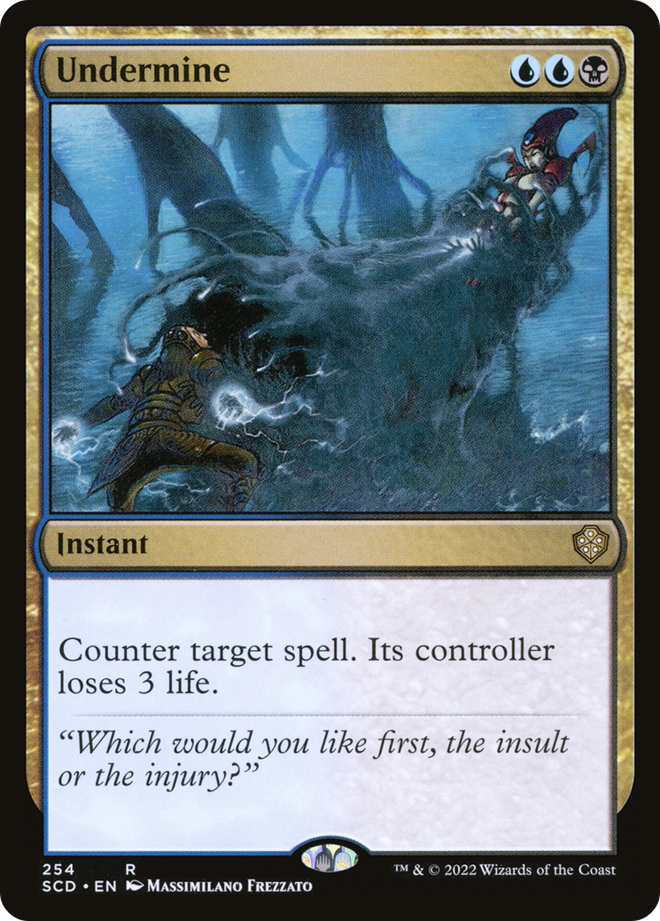 {R} Undermine [Starter Commander Decks][SCD 254]