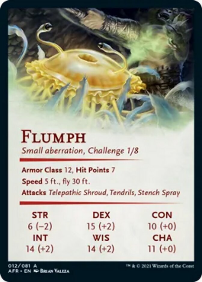 {A} Flumph Art Card [Dungeons & Dragons: Adventures in the Forgotten Realms Art Series][AAFR 012]