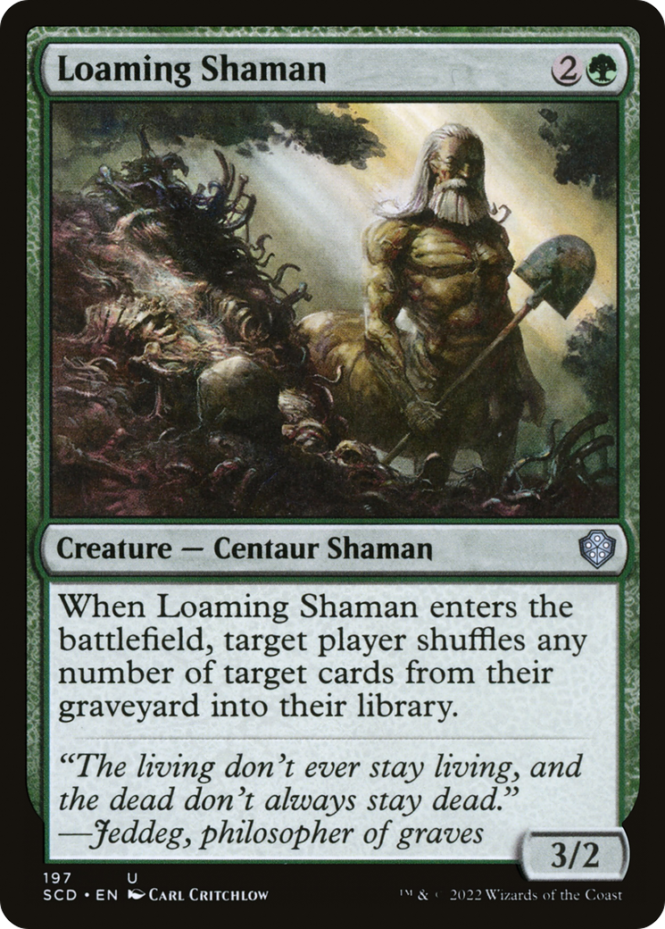 {C} Loaming Shaman [Starter Commander Decks][SCD 197]