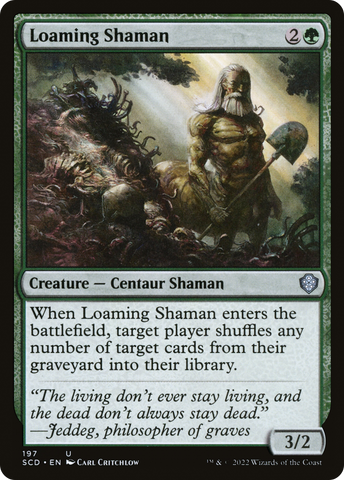 {C} Loaming Shaman [Starter Commander Decks][SCD 197]