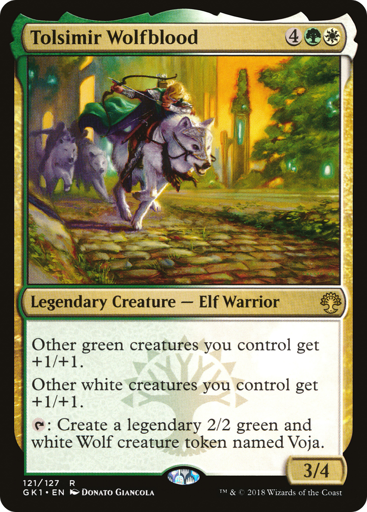 {R} Tolsimir Wolfblood [Guilds of Ravnica Guild Kit][GK1 121]