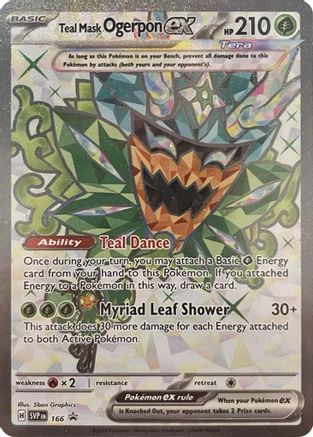 [PKM] Teal Mask Ogerpon ex (166) [Scarlet & Violet: Black Star Promos]