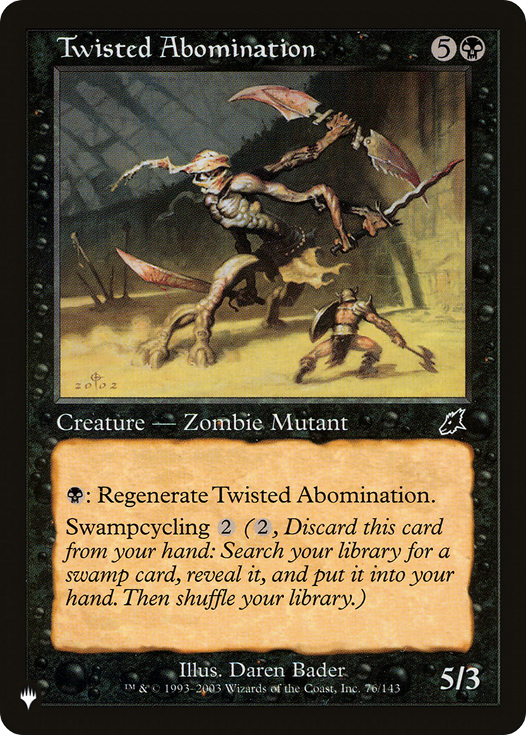 {C} Twisted Abomination [LIST SCG-76]