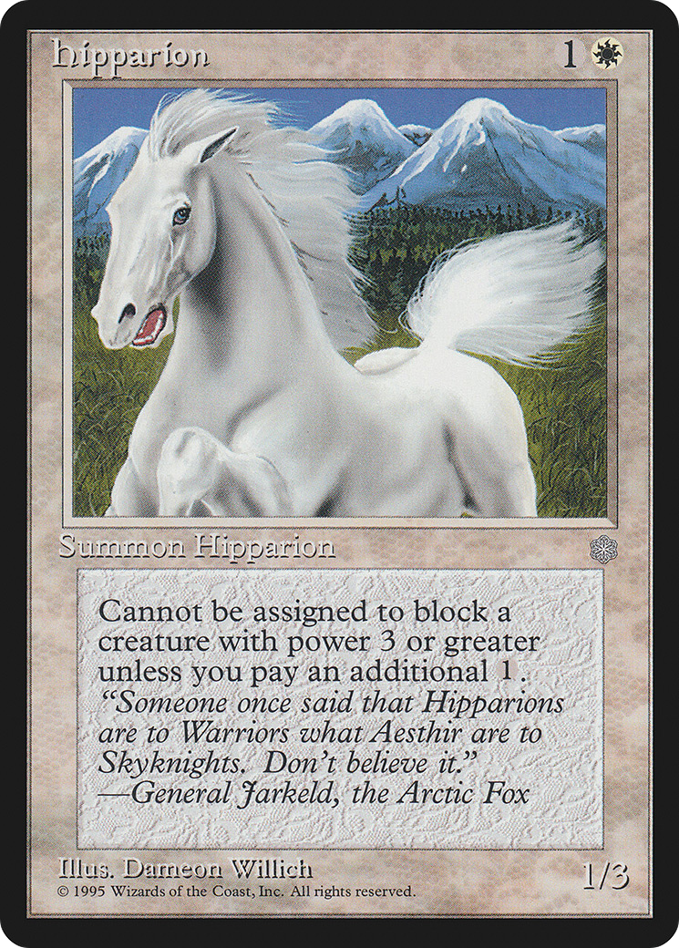 {C} Hipparion [Ice Age][ICE 031]