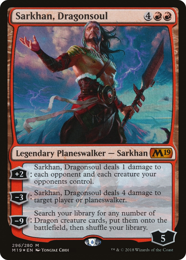 {R} Sarkhan, Dragonsoul [Core Set 2019][M19 296] - Misty Mountain Games