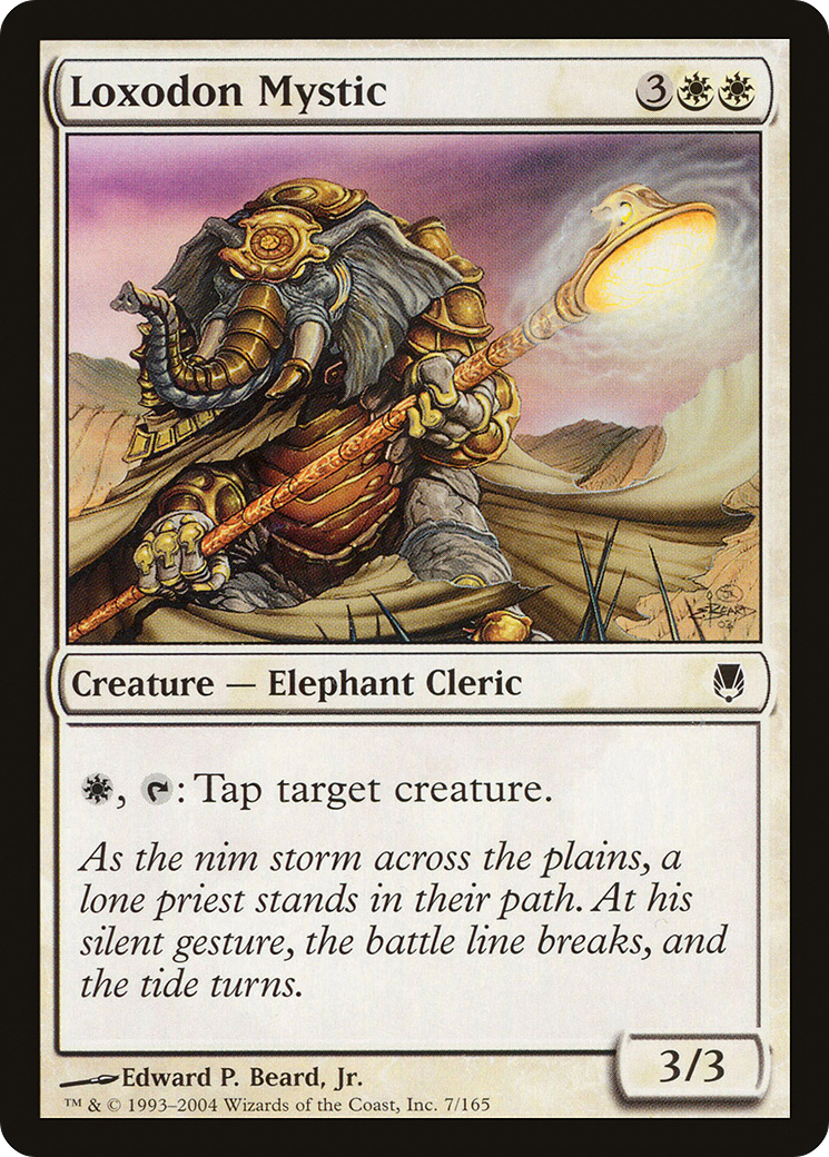 {C} Loxodon Mystic [Darksteel][DST 007]