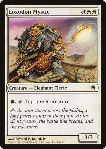 {C} Loxodon Mystic [Darksteel][DST 007]