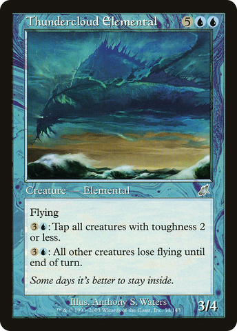 {C} Thundercloud Elemental [Scourge][SCG 054]