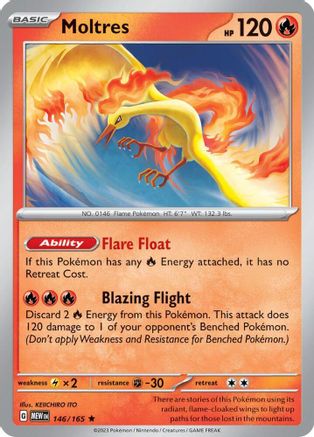 [PKM] Moltres (146/165 - Deck Exclusives) [Scarlet & Violet 151]