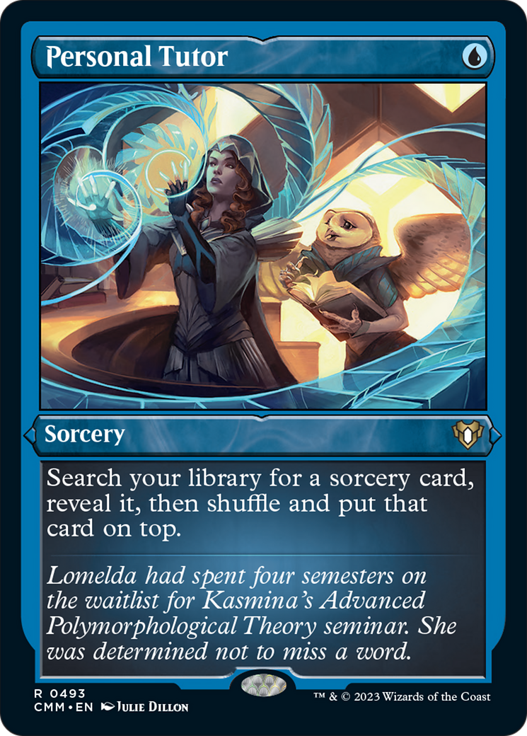 {R} Personal Tutor (Foil Etched) [Commander Masters][CMM 493]